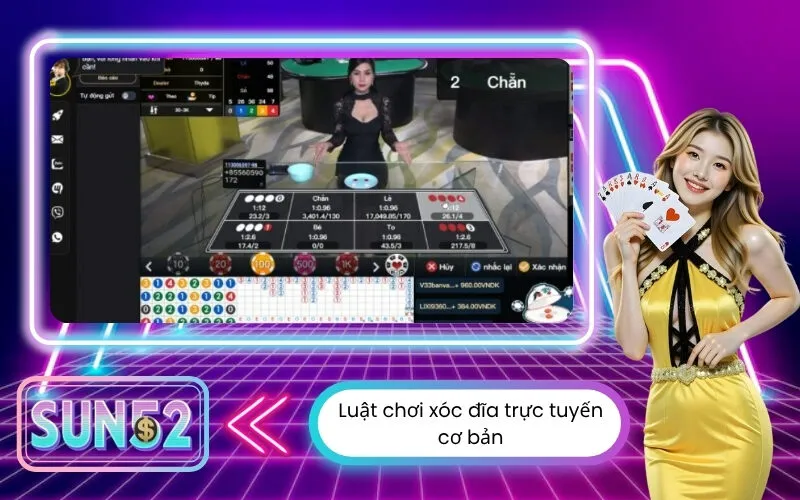 Luật chơi xóc đĩa trực tuyến cơ bản